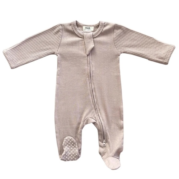 DESERT SAND | Ribbed organic baby toddler footie - Picture 1 of 1